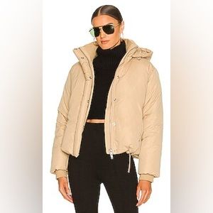 L'Academie Tan Puffer Jacket